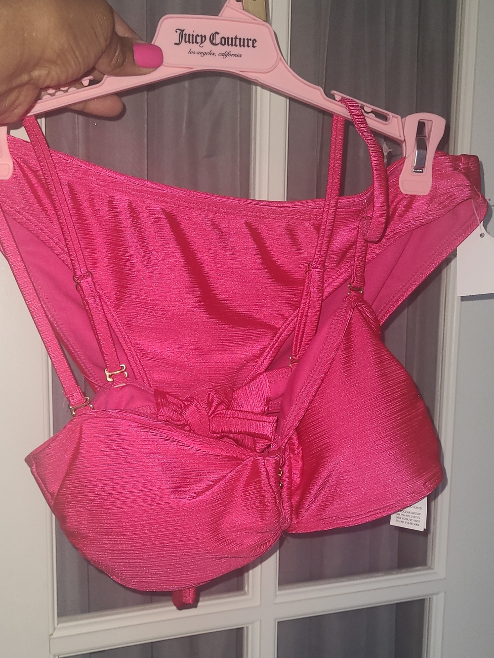 Juicy Couture Vibrant Pink Lift Bikini Set
